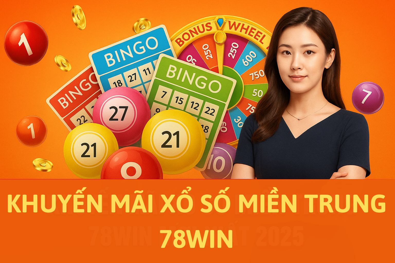 Khuyến mãi xổ số miền Trung 78Win mới nhất 2025
